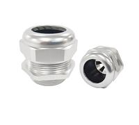 8Pcs Passa cavo PG11, giunti passacavo con schermatura elettromagnetica in lega di alluminio, giunti passacavo regolabili IP68, connettori con serracavo per 6-10mm Diameter