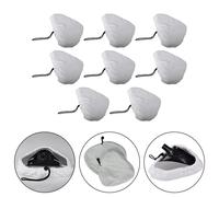 8PCS Pastiglie Panno Microfibra per Pulitore Scopa a Vapore Ricambi