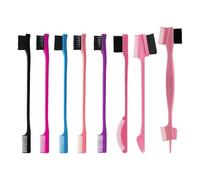 8Pcs Pettini Per Capelli E Spazzole Per Sopracciglia Raccolta Viaggio Friendly Materiali Compatti Di Stoccaggio Pettini Per Capelli Professionali Per