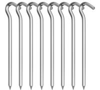 8Pcs Picchetti per Tende, 18CM Picchetti Campeggio in Alluminio, Picchetti per Tenda Woodland per Terreni Normali e Dur