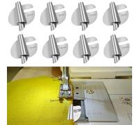 8PCS Piedino per Orlo Arrotolato,3-10mm Piedino per Orlo Arrotolato Universal,Piedino Orlatore Universale Piedino per Orlo Arrotolato per Cucire,Piedini per Macchine da Cucire Domestiche e Industriali