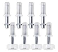 8Pcs Pivots Cerniera Top Guide Ruota Bifold Kit Hardware Porta Armadio Armadio Guida Guida Ruota Installazione Perni Top Cerniera Bifold Roller e
