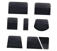 8Pcs PPF Squeegees TPU portatile facile da usare pellicola auto per vinile per installazione pellicola protettiva vernice, nero