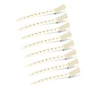 8Pcs Professional Hair Clips Bright Color Double Hinge for Women Salon Use Multipurpose Hair Clamp