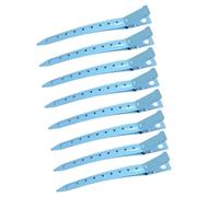 8Pcs Professional Hair Clips Bright Color Double Hinge for Women Salon Use Multipurpose Hair Clamp