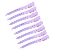 8Pcs Professional Hair Clips Bright Color Double Hinge for Women Salon Use Multipurpose Hair Clamp