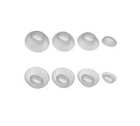 8Pcs Punta in Silicone per JBL Tune Flex 2 TWS Sostituzione Auricolari Punta，Bianco