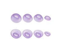 8Pcs Punta in Silicone per JBL Tune Flex 2 TWS Sostituzione Auricolari Punta，Violetta