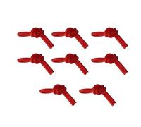 8PCS Racchetta Da Tennis Ammortizzatore Lungo Vibrazione Ammortizzatore Sostituzione Morbido Silicone Racchetta Dampener per Racquetball