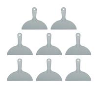 8pcs Raschietto per Stucco 20cm Plastico Flessibile, Grigio