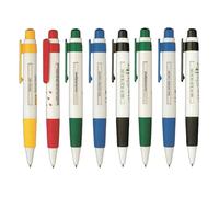 8Pcs Retractable Ballpoint Pen with Scroll Message Window Office Signing Pen Retractable Ballpoint Pen Write Smoohtly