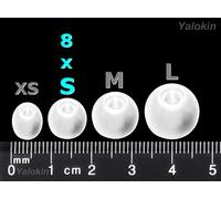8pcs Ricambio (Cl-Nsen) Copriauricolari per Sennheiser Sport Cx + Momentum 2