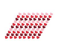 8pcs San Party Hanging Banner Banners romantici a forma di cuore
