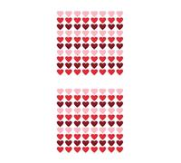 8pcs San Party Hanging Banner Banners romantici a forma di cuore