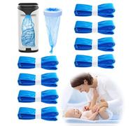 8PCS Secchio per Pannolini con Pellicola di Ricarica, Secchio per Pannolini con Pellicola di Ricarica Addensato 4 Strati 4,5 m per Litter Locker e Tommee Tippee e Secchio per Pannolini Ottagonale