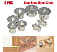 8pcs / Set per a3 Acciaio per perno per punto Set 6-12mm Allineamento Di per
