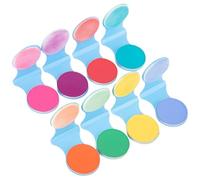 8pcs/set tintura per capelli temporanei, 8 colori gesso per capelli per ragazze, trucco di colore lavabile usa e getta per il cosplay di compleanno di Natale di Halloween cosplay fai da te, colore te