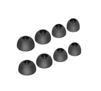 8Pcs Silicone Ear Tips for Sennheiser MOMENTUM True Wireless 3 TWS，Nero | Morbidi, comodi e antiscivolo; disponibili in 4 misure: 10 mm, 11 mm, 13 mm, 14 mm; riutilizzabili, lavabili e resistenti