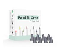 8pcs Silicone Pen Nib Case Tip Cover protettiva per Apple Pencil Stylus Pencil per ipad Case 2 Protector grip 1 ° morbido 2nd Ipencil punte protettive protettive matite grip penna 1 ° punta Ca