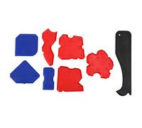 8pcs SILICONE SILICONE STOKER STOKER SPATTULE RASCRIPER KIT GUASTO STRUENTI APERATI CAULCO PER MADE ARROYES SCHEDI ACRILICI - FLEFIBILI E MANIGLIA DELLA GUIDA