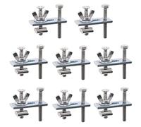 8PCS T-Nut Compressore Morsetti Kit Regolabile T-Track Mini Hold Down Morsetto Compatibile con 3018-/3018-MX3/3018-PROVer/1810- Macchina router CNC
