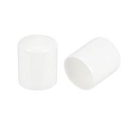 8Pcs Tappi Gomma Bianchi 39mm per Inserti Rotondi Flessibili Vinile