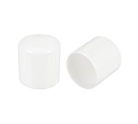 8Pcs Tappi Gomma Bianchi 49mm Per Inserti Vinile Rotondi Flessibili