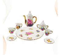 8pcs Tea Set Finta Tea Party Set In Miniatura Teiera Piatto Tazza Set