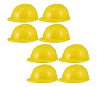 8pcs Yellow Safety Tool Caps for Children's Toy Engineering Set