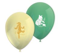 8Pk Winnie The Pooh Latex Balloons