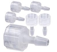 8Pz Adattatori Luer Lock in PP Kit Trasparente Per Uso