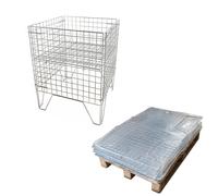 8pz BANCARELLA PIEGHEVOLE 60x60 ESPOSITORE CESTA CESTONE PIANO MOBILE PER NEGOZI