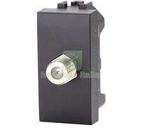 8PZ CONNETTORE F TV SAT DIRETTO ABL NERO: