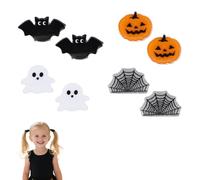 8pz Fermagli per Capelli Halloween, Accessori Capelli Mini Carini con Disegni Zucca Fantasma Pipistrello Ragnatela Mollette Artiglio per Bambine