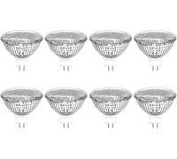 8pz Lampada Alogena MR16 GU5.3 20W Dimmerabile 12V Faretto Bianco Caldo 2800K