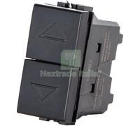8PZ PULSANTE UNIPOLARE DOPPIO ABL NERO VOLT 250 A 16: