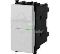 8PZ PULSANTE UNIPOLARE DOPPIO AVP BIANCO VOLT 250 A 16: