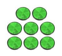 8pz Rotondo Vite Sicurezza Raggio Riflettente Posteriore Riflettori Verde