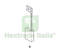 8PZ SPAZZOLE A CARBONCINO PER ELETTROUTENSILI MODELLO 6 B&D 1841 MM.6,3X16X22H.: