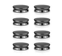 8pz Spille Magnetiche per Hijab e Sciarpa, Clip Multiuso con Chiusura Anti-Intoppo - Accessori per Abiti da Donna (Nero)