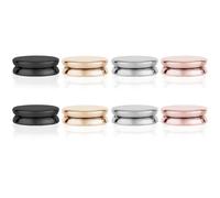 8pz Spille Magnetiche per Hijab, Resistenti Multiuso Magnetic Hijab Pins Senza Spilla Chiusura per Sciarpa Anti-Intoppo per Vestiti Sciarpe da Donna(Stile Oblato)