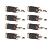 8PZ Spine un Banana Hi-End HIFI DIY Fibra di Carbonio Placcato nel Rame Rod6084