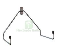 8PZ SUPPORTO A GANCIO DOPPIO 307 MINUTEX ACCIAIO ZINCATO CM 20X5: