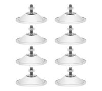 8Pz Ventose Ad Alta Resistenza Ventose Spesse Per Finestra In Pvc Trasparente