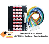 8S 5A Li-ion Lifepo4 LTO Lithium Battery Active Balancer Capacitor 6S 7S 8S