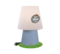 8Seasons 32526 lampada da esterno, E27, bianco, altezza 60 cm