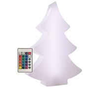 8Seasons Shining Tree- Lampada a forma di albero di Natale moderno 113 cm verde