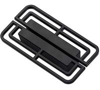 8SSAZZAT Maniglie per porte resistenti, resistenti in lega di zinco anticorrosione, perfette per cassetti, armadi, armadi, colore nero, 12,2 x 3,2 cm