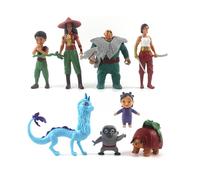 8st Raya och den sista draken figurer-Raya e l'ultimo drago