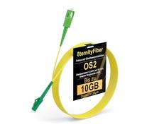 8ternityFiber Cavo in fibra ottica LC/APC a SC/APC 20M/66FT, Fibre Optic Cable Simplex Singlemode 9/125 µm, Lunghezza opzioni: 1m-50m, 2mm LSZH